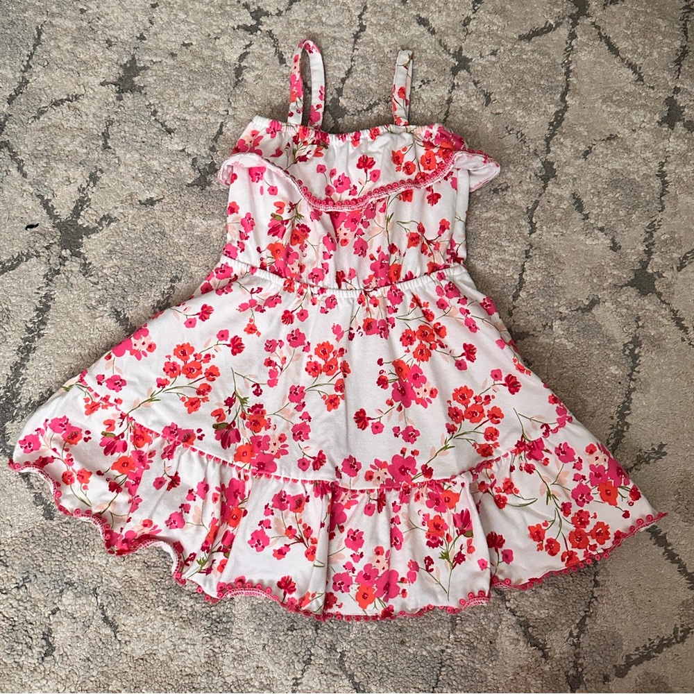 4t girls floral print dress 💗💕🎀